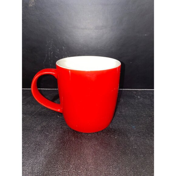Starbucks Red Ceramic Coffee Mug With Green Logo Design - Picture 6 of 10